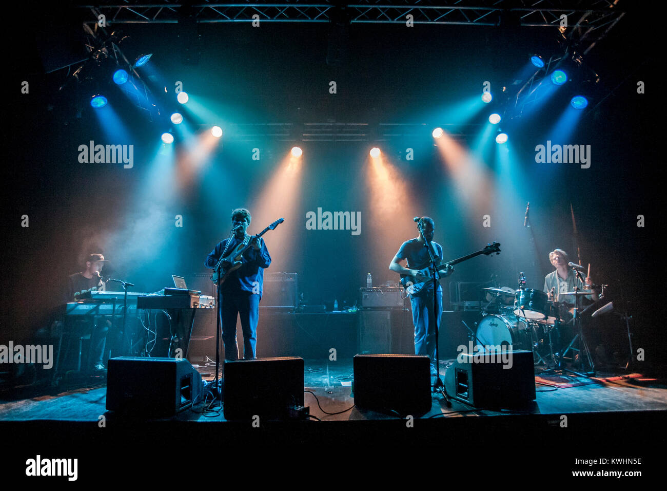 The Danish indie pop band Treefight For Sunlight performs a live