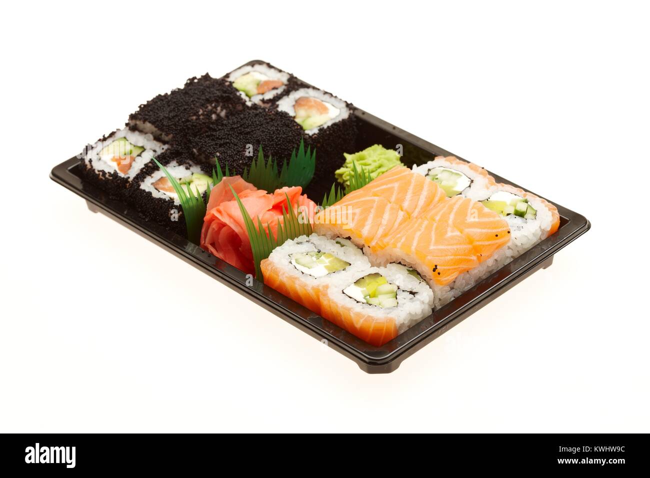 Japanese sushi rolls Stock Photo - Alamy