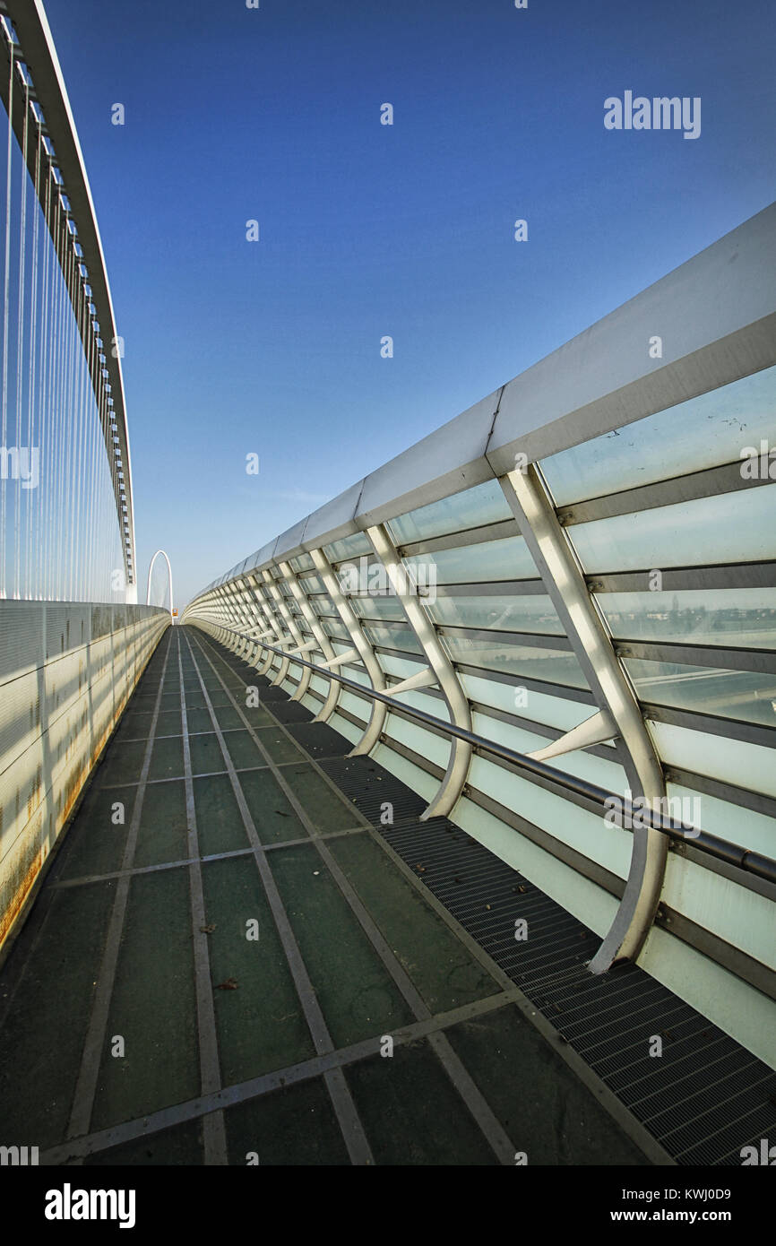 Calatrava Bridge's in Reggio Emilia Stock Photo - Alamy