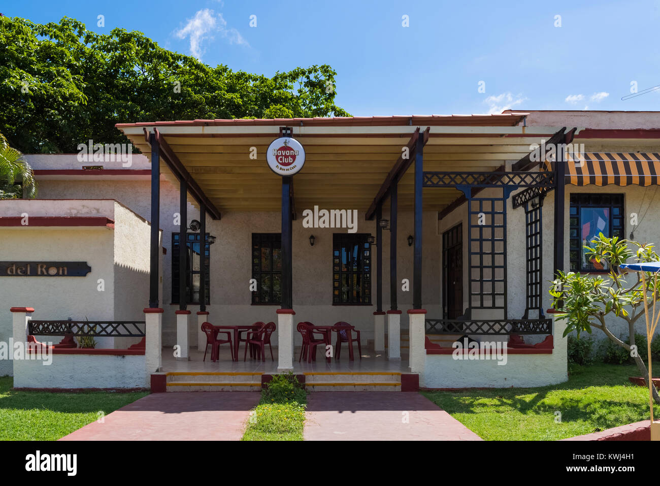 Tourism attraction Havana Club Rum Museum and store in Varadero Cuba