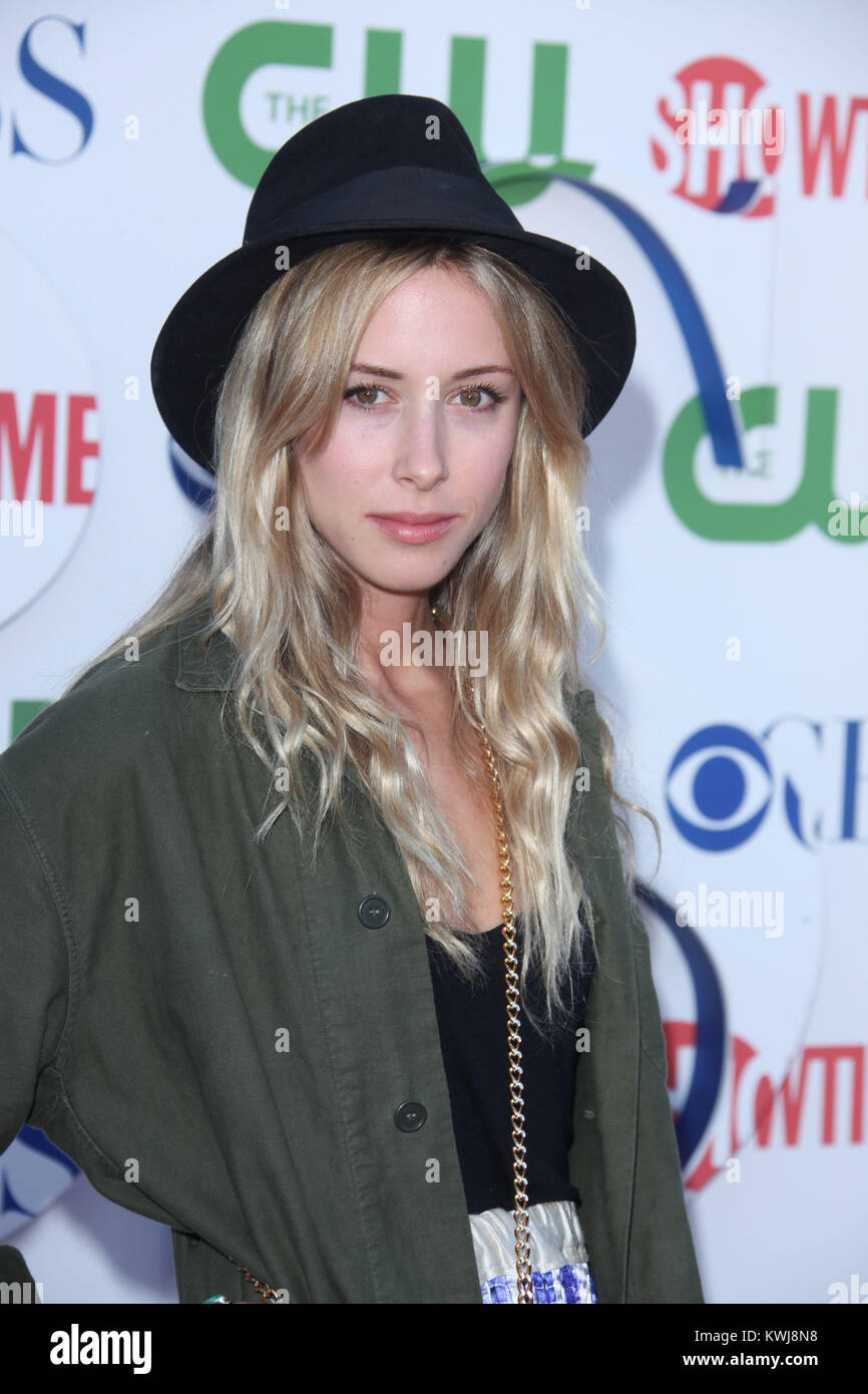 BEVERLY HILLS, CA - AUGUST 03: Gillian Zinser at the TCA Party for CBS, The CW and Showtime held at The Pagoda on August 3, 2011 in Beverly Hills, California   People:  Gillian Zinser Stock Photo