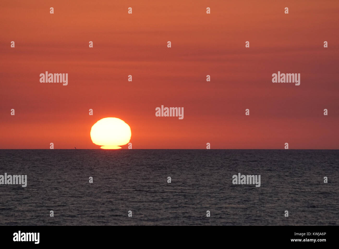 Sky and sea before sunset background Stock Photo Alamy