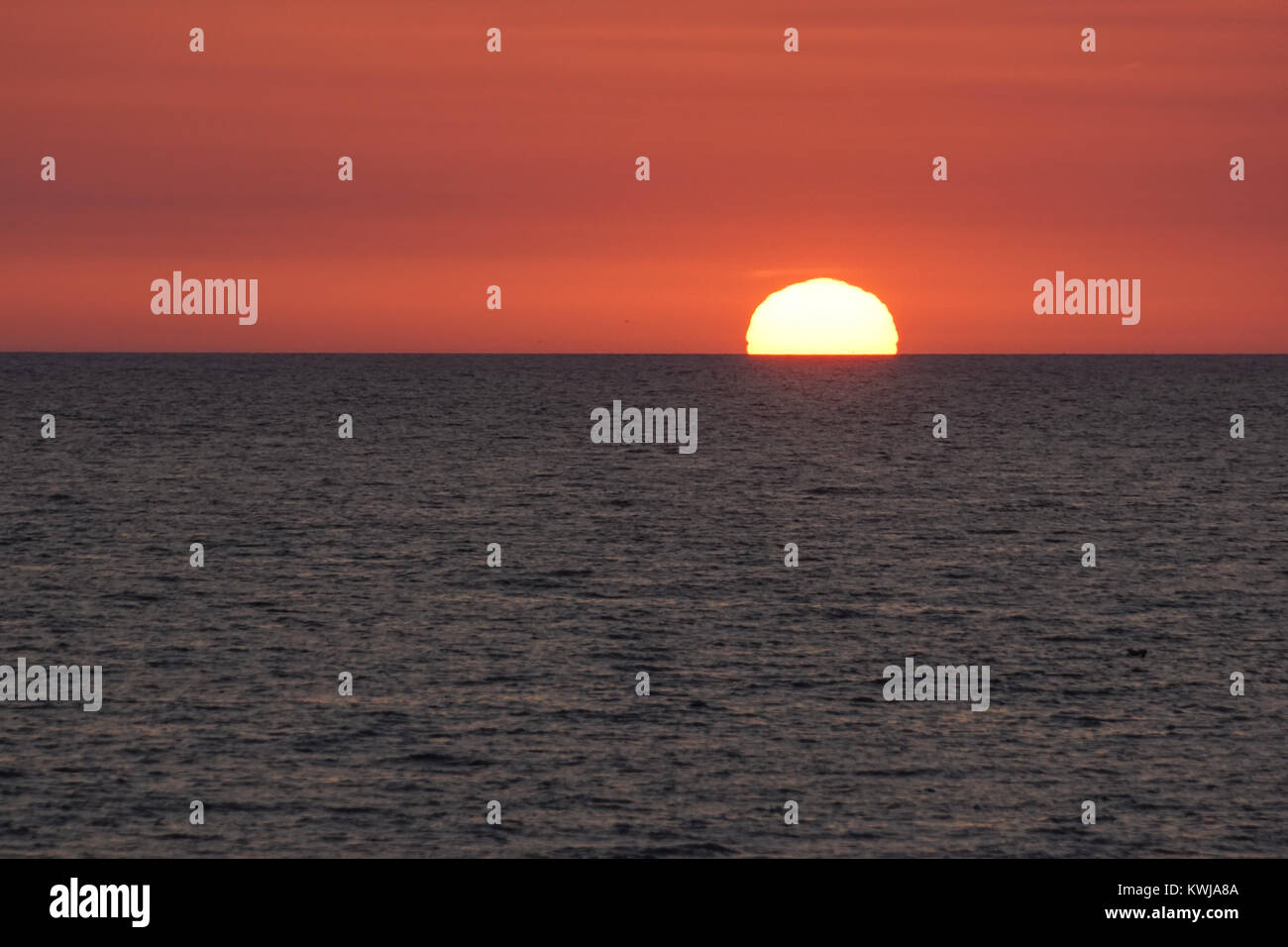 Sky and sea before sunset background Stock Photo Alamy