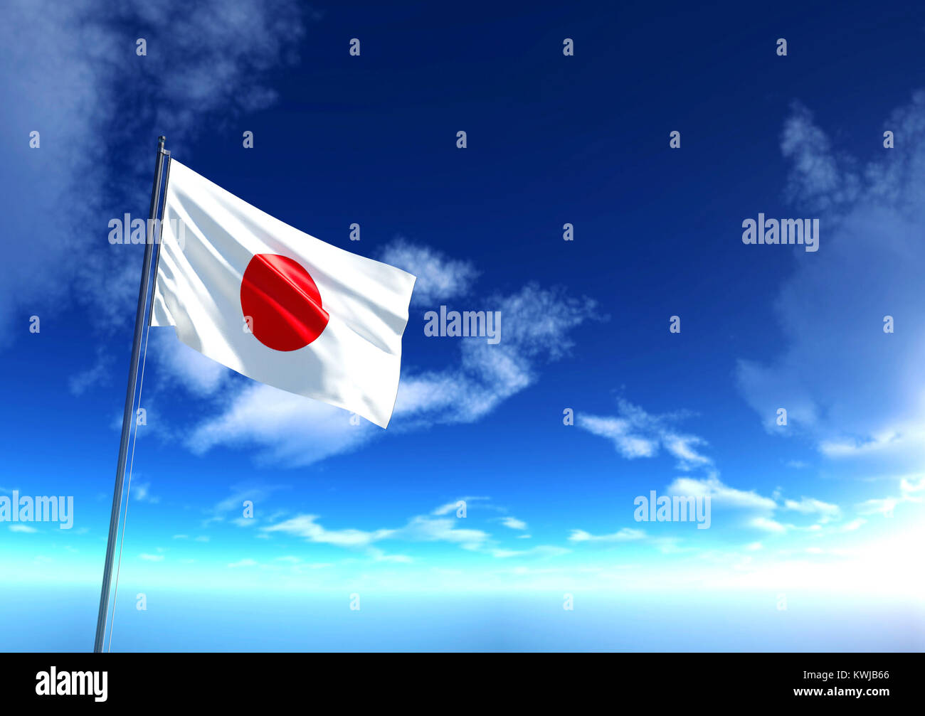 Flag of japan hires stock photography and images Alamy