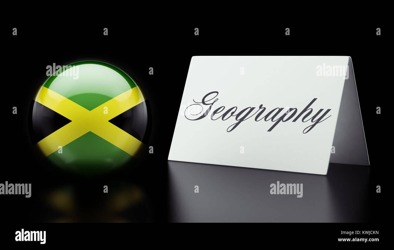 Jamaica High Resolution Geography Concept Stock Photo Alamy