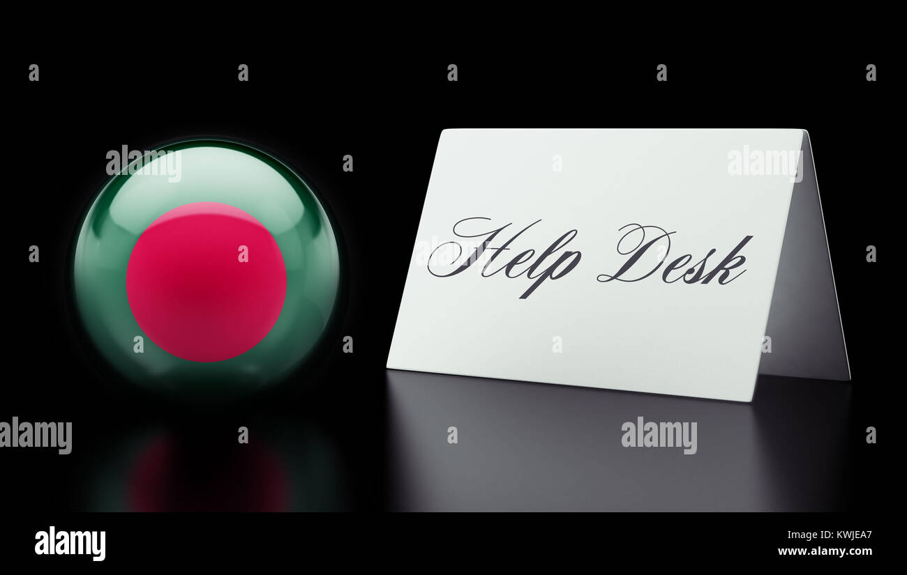 Bangladesh High Resolution Help Desk Concept Stock Photo Alamy