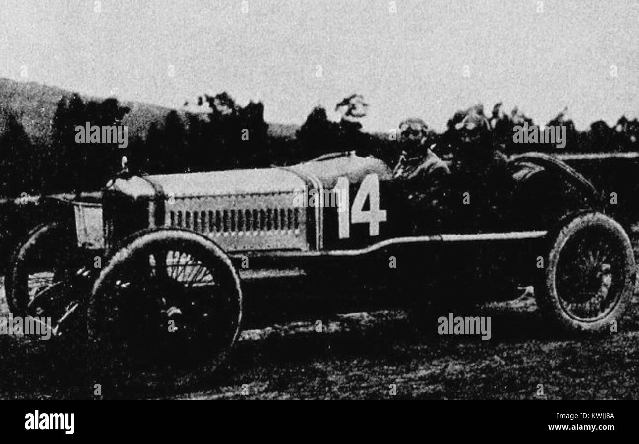 Jules Goux deuxième de la Targa Florio 1922, sur Ballot 2L Stock Photo ...