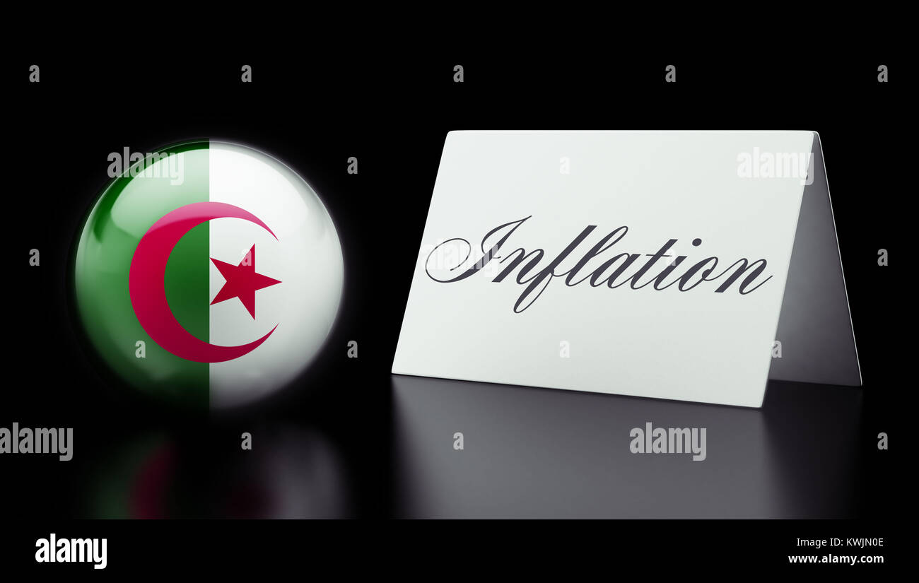 Algeria High Resolution Inflation Concept Stock Photo Alamy