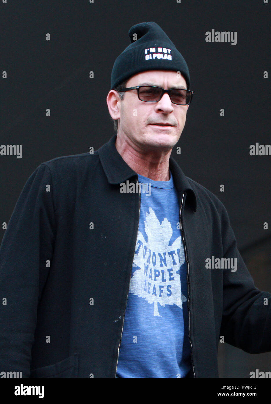 TORONTO, ON - APRIL 15: Charlie Sheen is seen walking from the Ritz ...