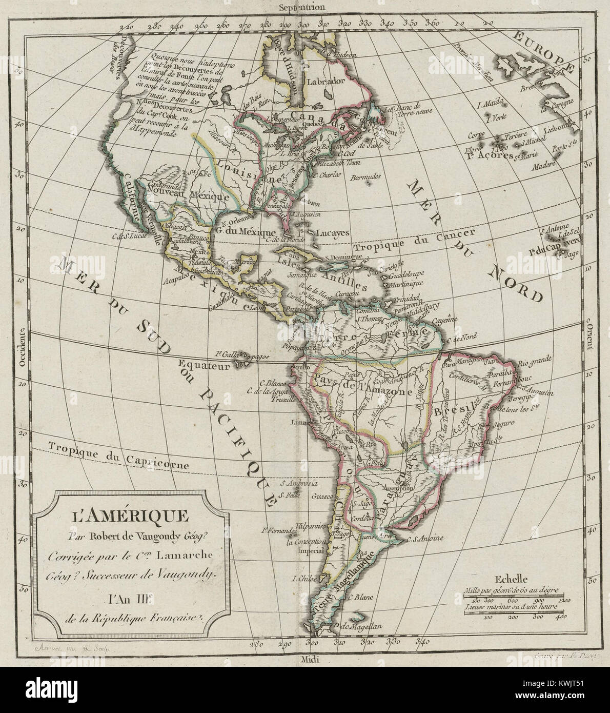 An educational French portable atlas based on modern geography by Abbé ...