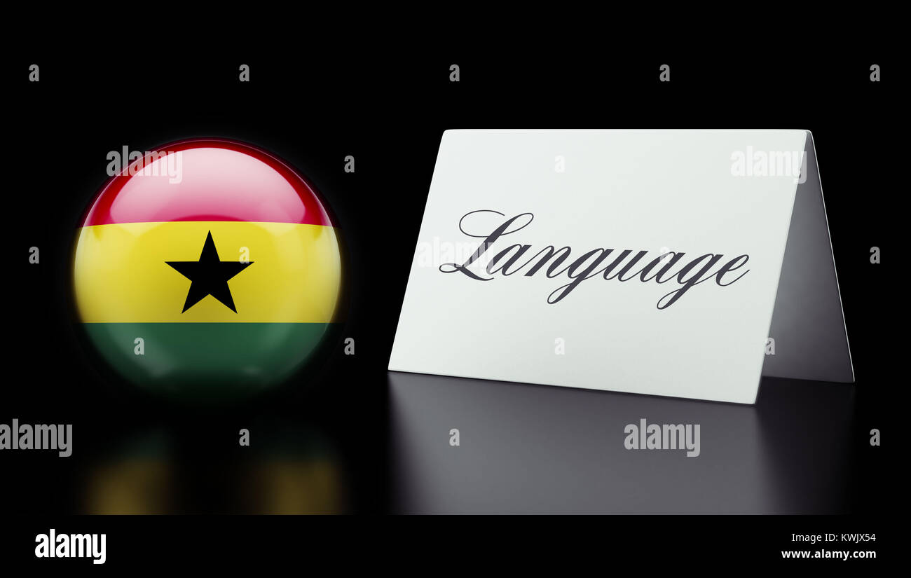 Ghana High Resolution Language Concept Stock Photo Alamy