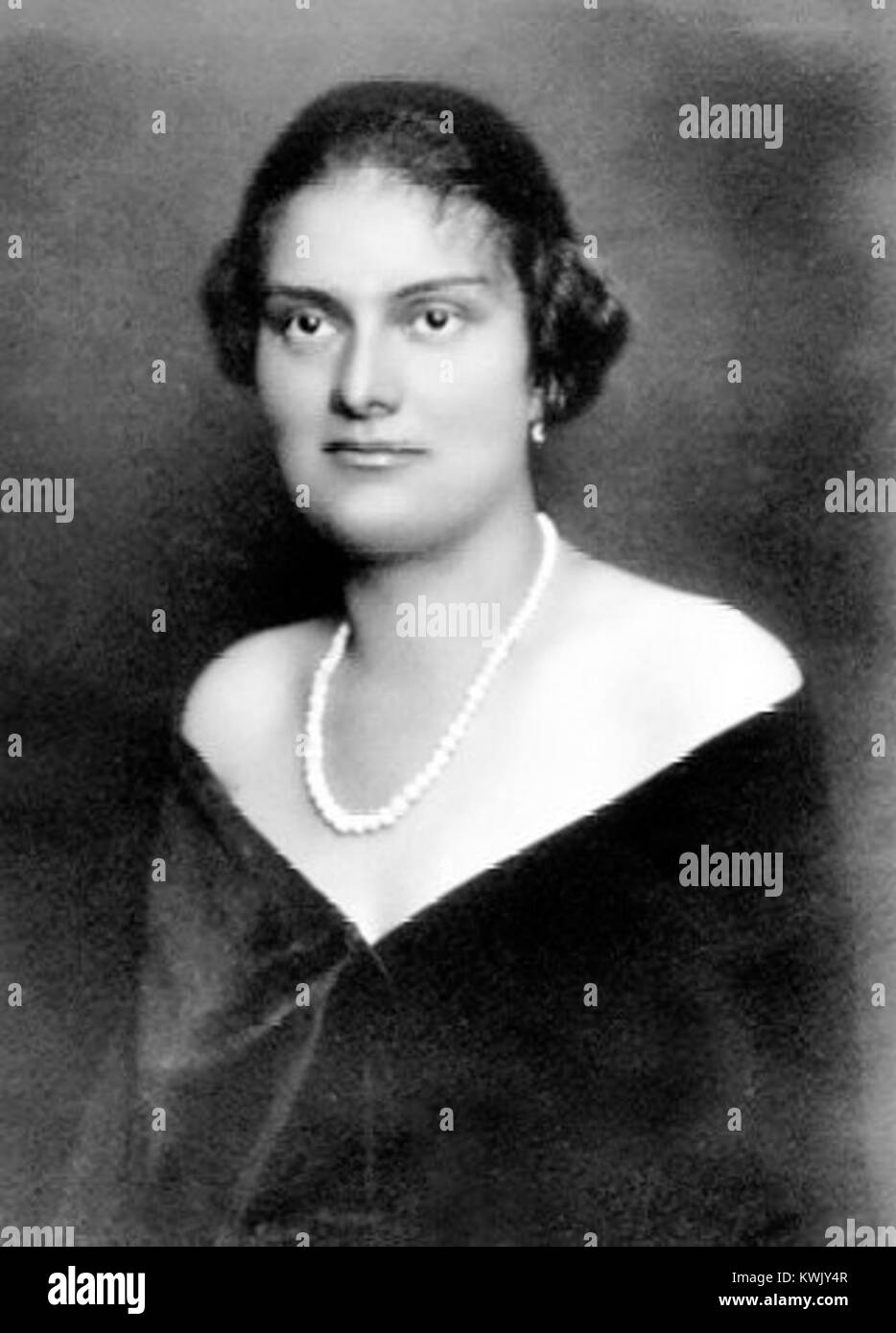 Zoe Gräfin Wassilko v. Serecki 1917 Stock Photo