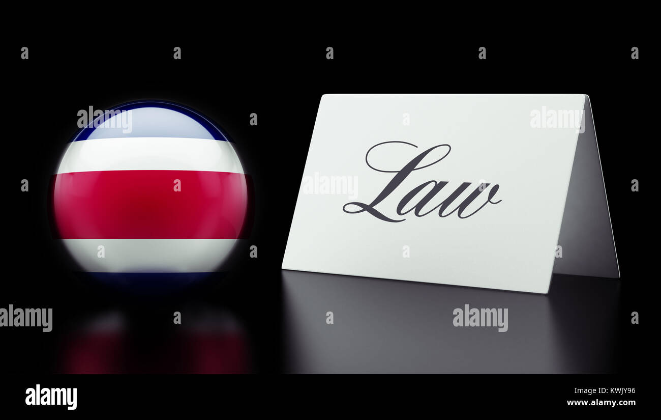 Costa Rica High Resolution Law Concept Stock Photo Alamy