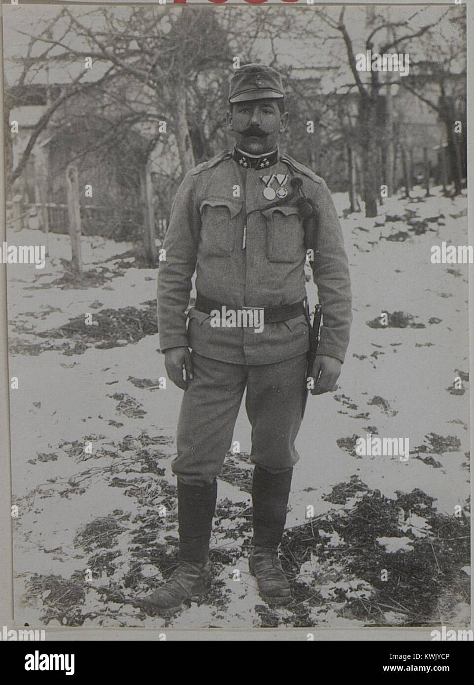 Zugsführer GROSSMANN Gallus, Feldjäger Bataillon Nro.9, zugeteilt dem ...
