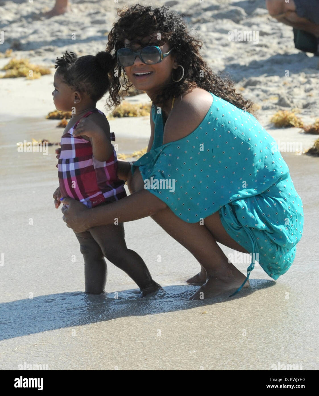 Christina milians daughter violet nash hi-res stock photography and