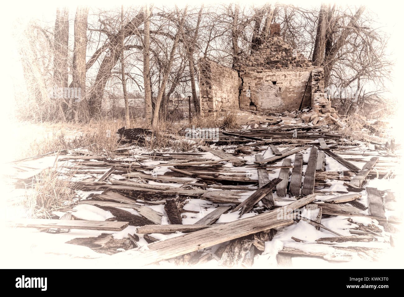Historic Site Of Strauss Cabin In Fort Collins Colorado