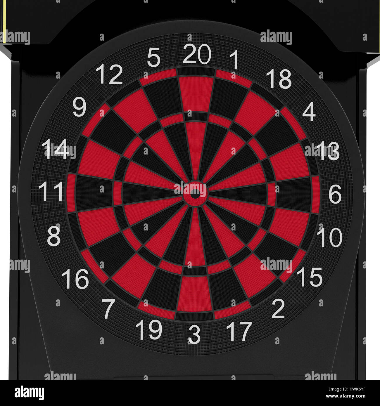 Electronic Dartboard Machine on white. 3D illustration Stock Photo Alamy