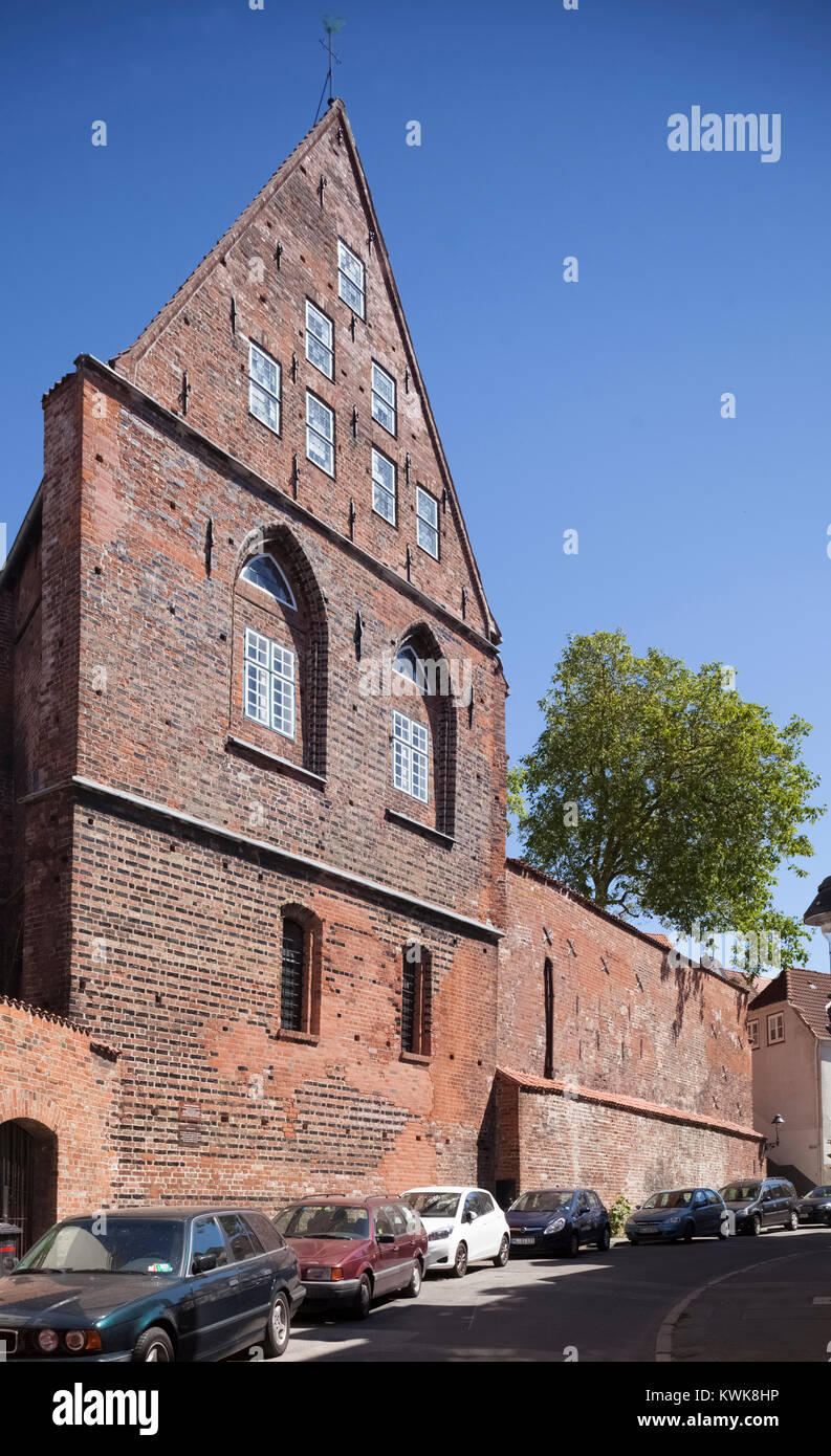 Burgkloster cloister, Lübeck, Schleswig-Holstein, Germany, Europe Stock Photo