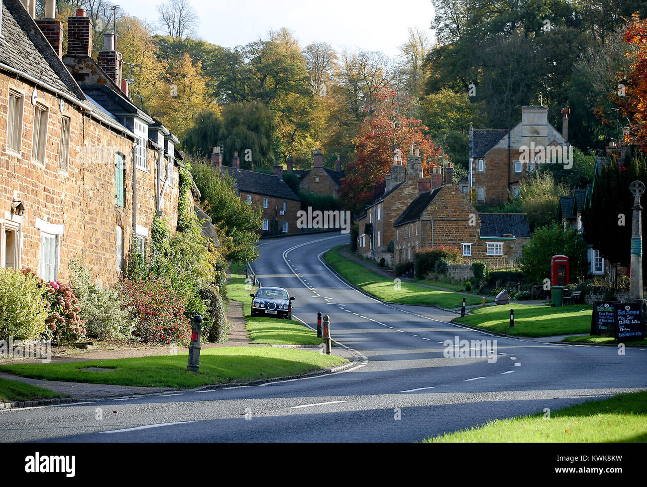 Northampton Rockingham Rockingham Hill in Northamptonshire Stock Photo - Alamy