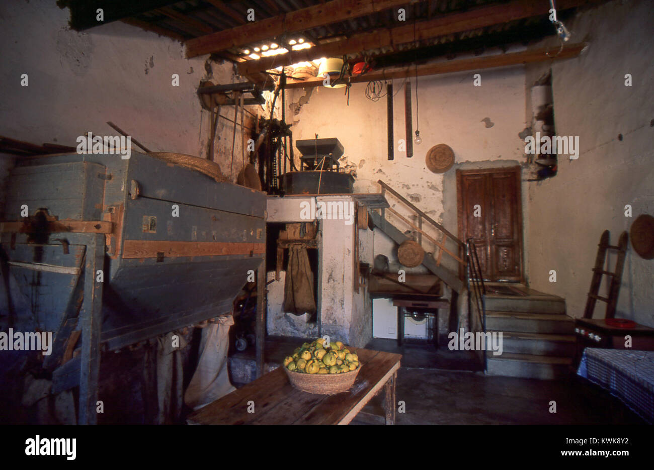 Osilo, Sardinia. Ancient farmer's house Stock Photo