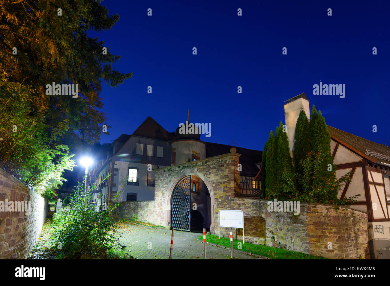 Karlsruhe castle Schloss Augustenburg in Grötzingen, Kraichgau, Baden