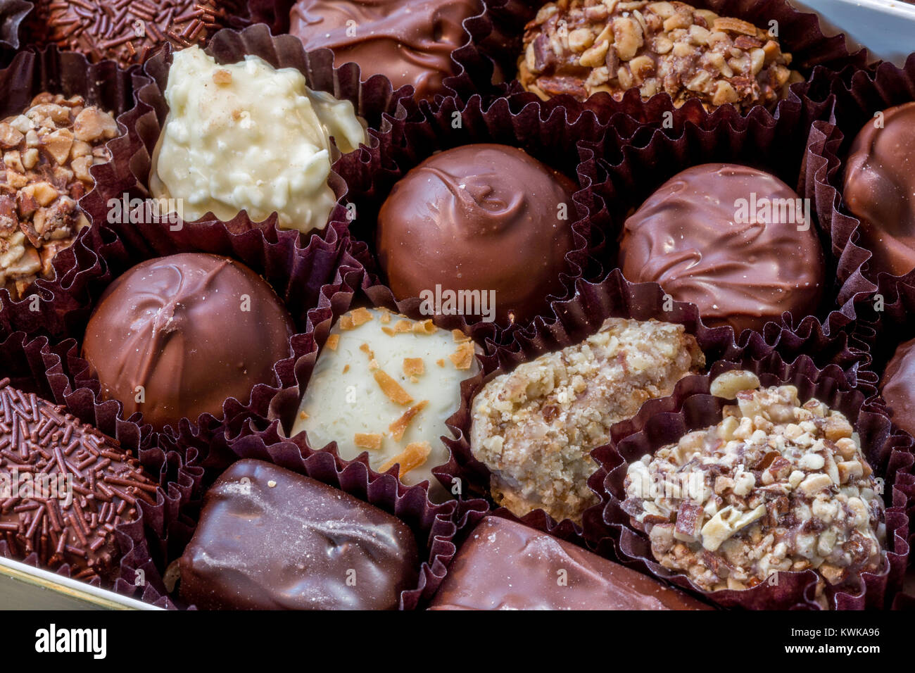 Box of See's Chocolates, USA Stock Photo Alamy