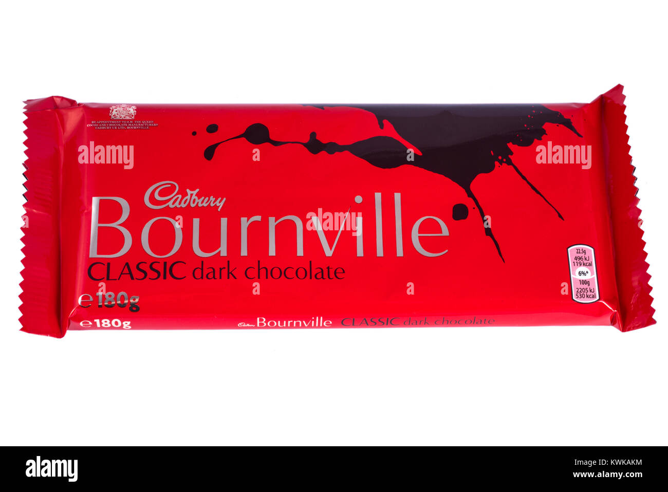 Cadbury bournville chocolate bar hi-res stock photography