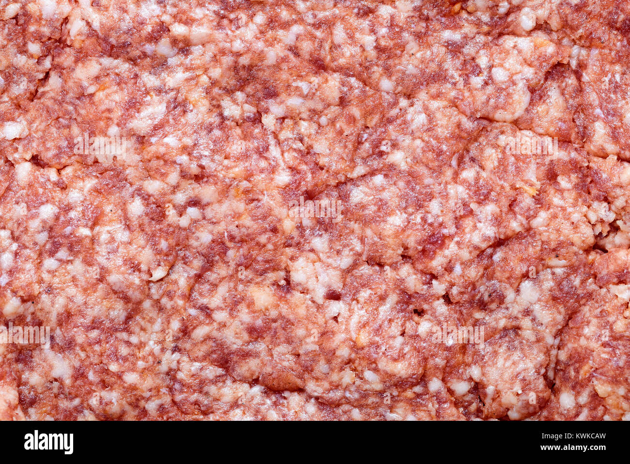 Red meat, WHO classifies sausage as cancer-causing, Rotes Fleisch, WHO stuft Wurst als krebserregend ein Stock Photo