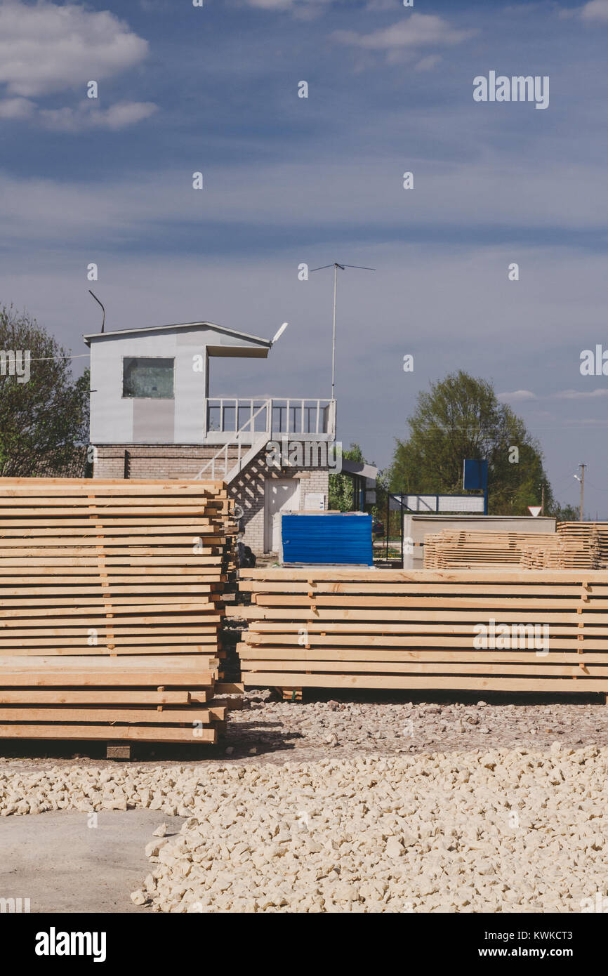 Building materials for sale outside on the basis of the building Stock