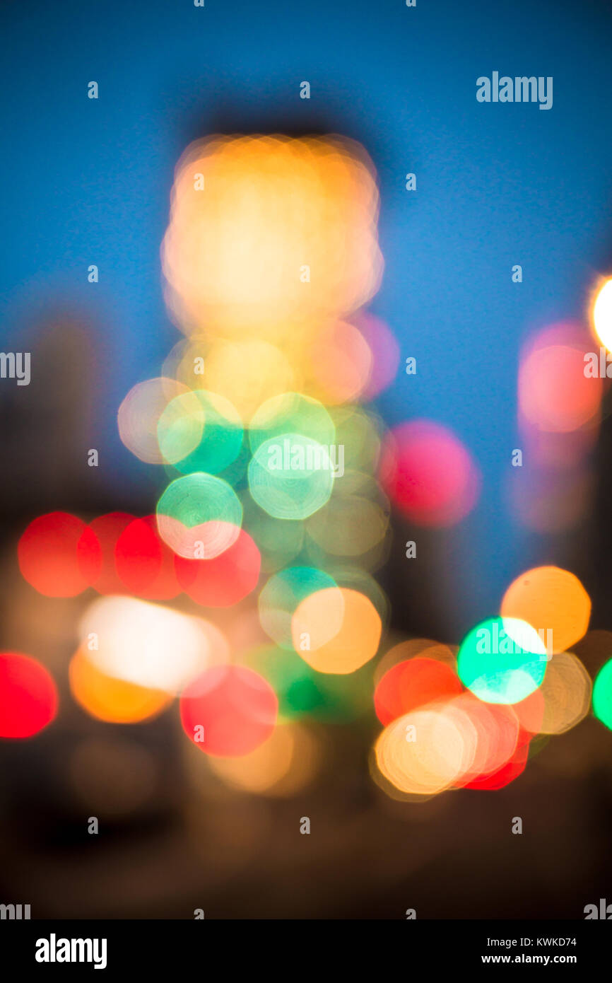 Blurry city lights hi-res stock photography and images - Alamy