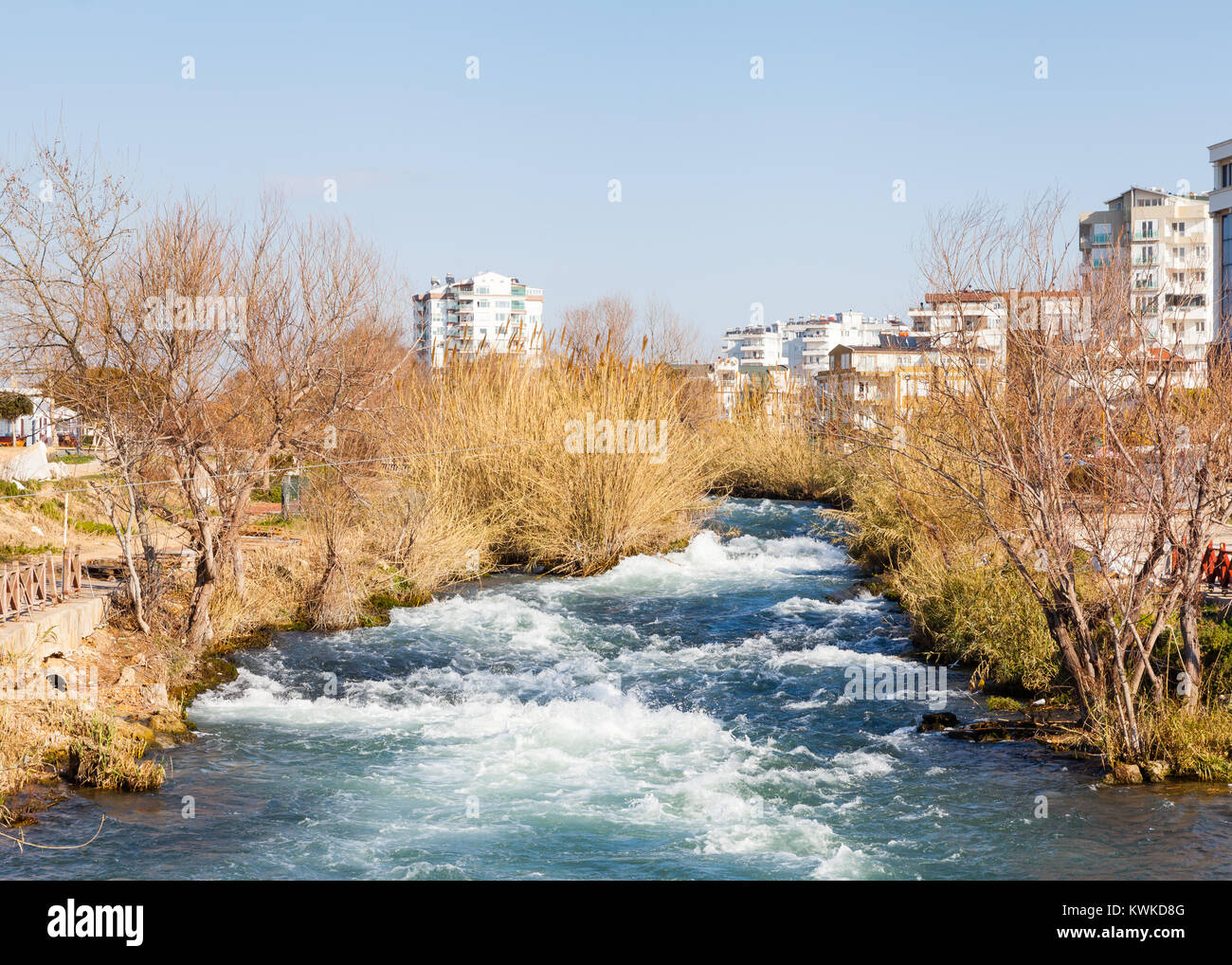 Duden River The Duden River In Antalya Southern Turkey Is Pictured Stock Photo Alamy