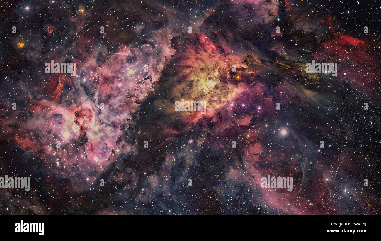 Nebula in deep space, glowing mysterious universe. Elements of this ...