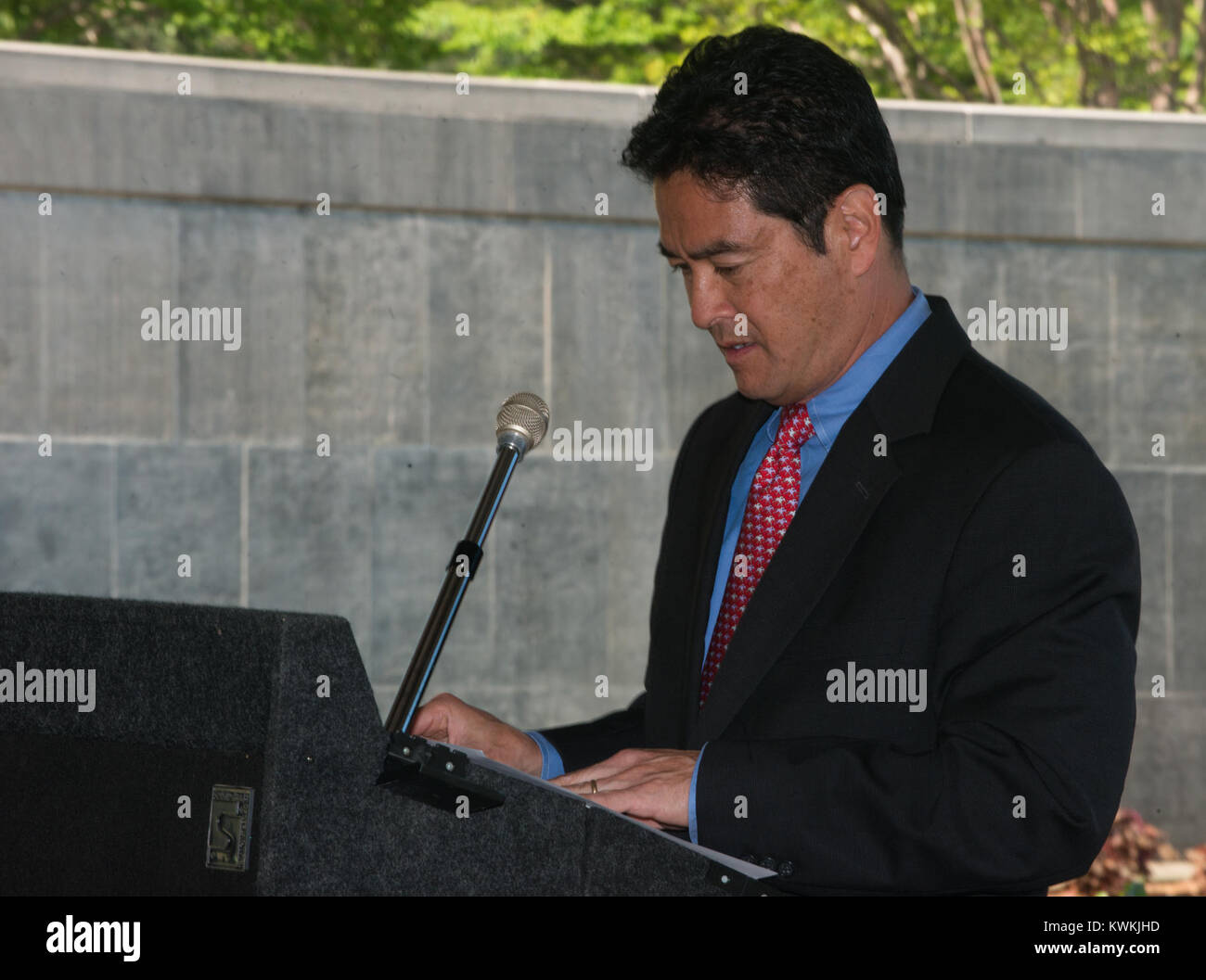 Japanese American Citizens League and the Japanese American Veterans Association’s 67th annual Memorial Day Service in Arlington National Cemetery (17857841129) Stock Photo