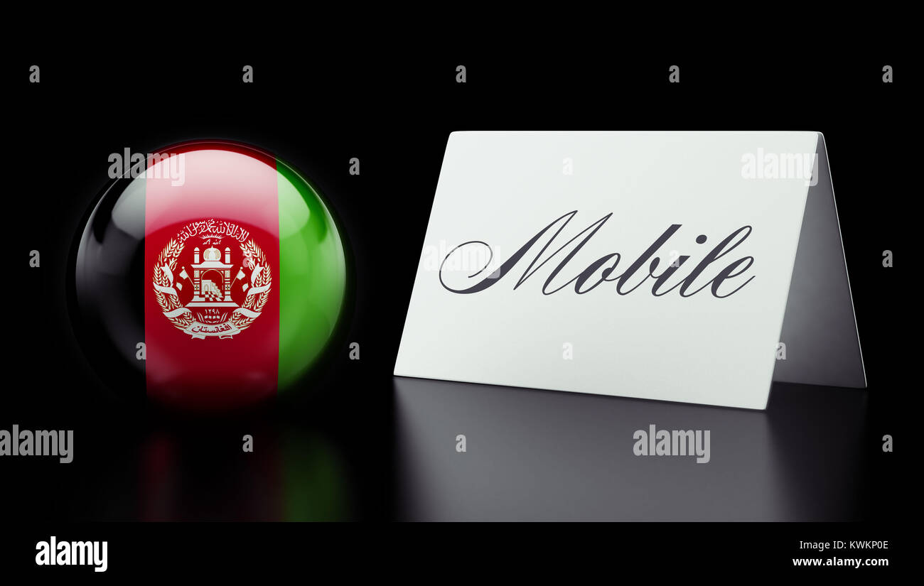 Afghanistan High Resolution Mobile Concept Stock Photo - Alamy