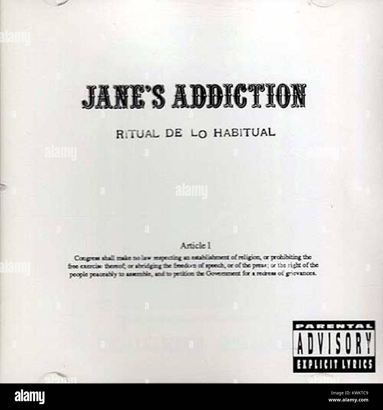 Janes addiction 1990 hi-res stock photography and images - Alamy