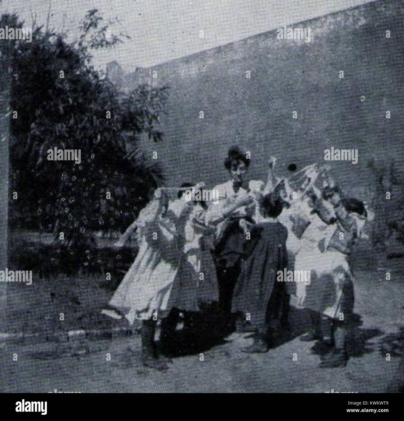 Jardin de Infantes Enriqueta Compte y Riqué 1900 3 Stock Photo