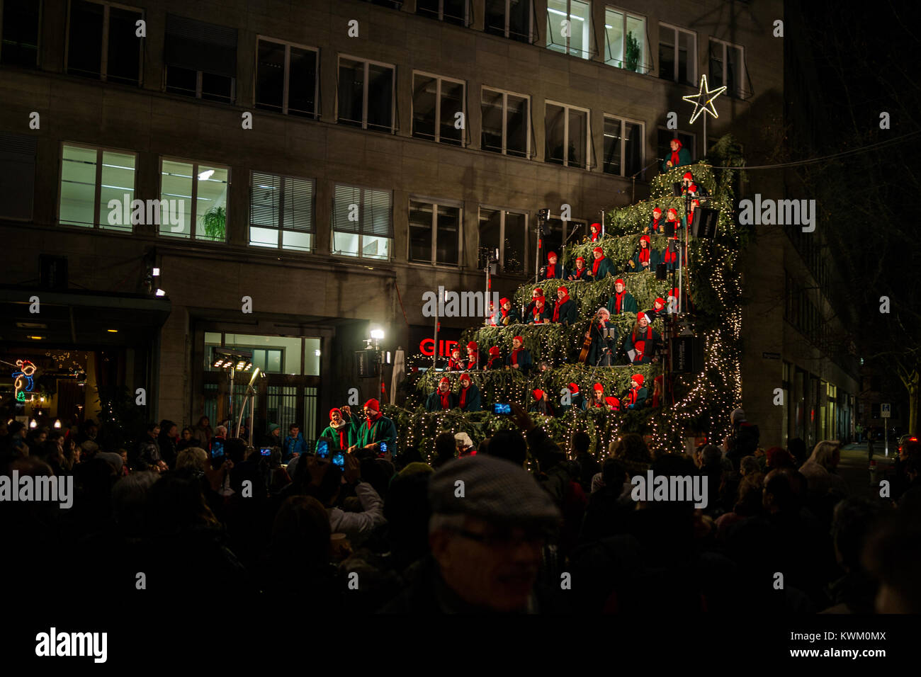Christmas market in Zurich, Switzerland Stock Photo Alamy