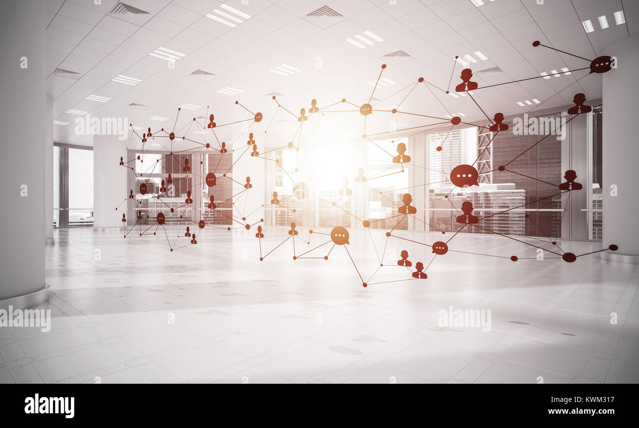 Networking and wireless connection as concept for effective mode Stock ...