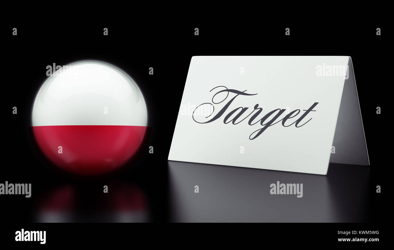 Poland High Resolution Target Concept Stock Photo - Alamy