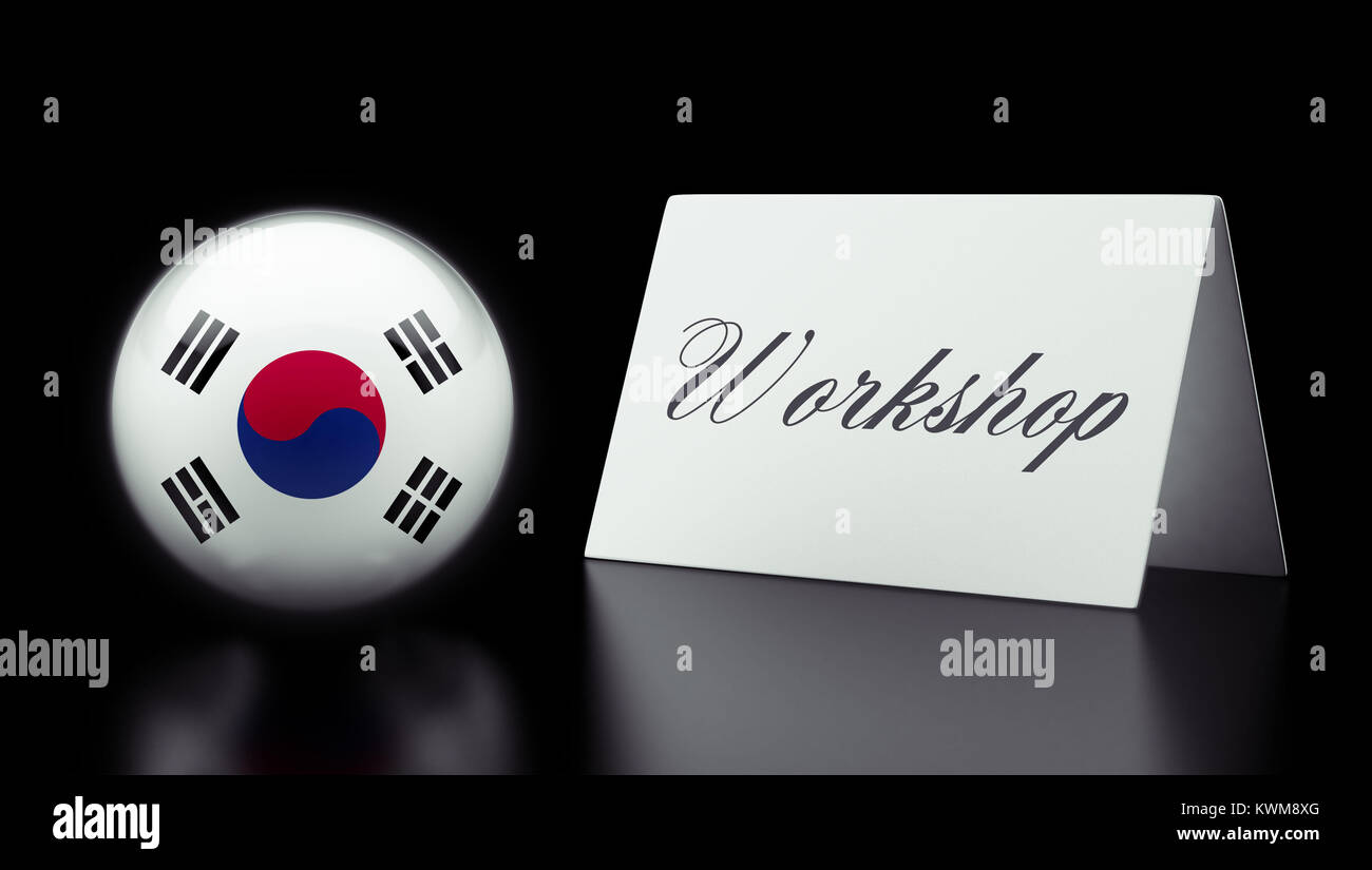 South Korea High Resolution Sign Concept Stock Photo - Alamy