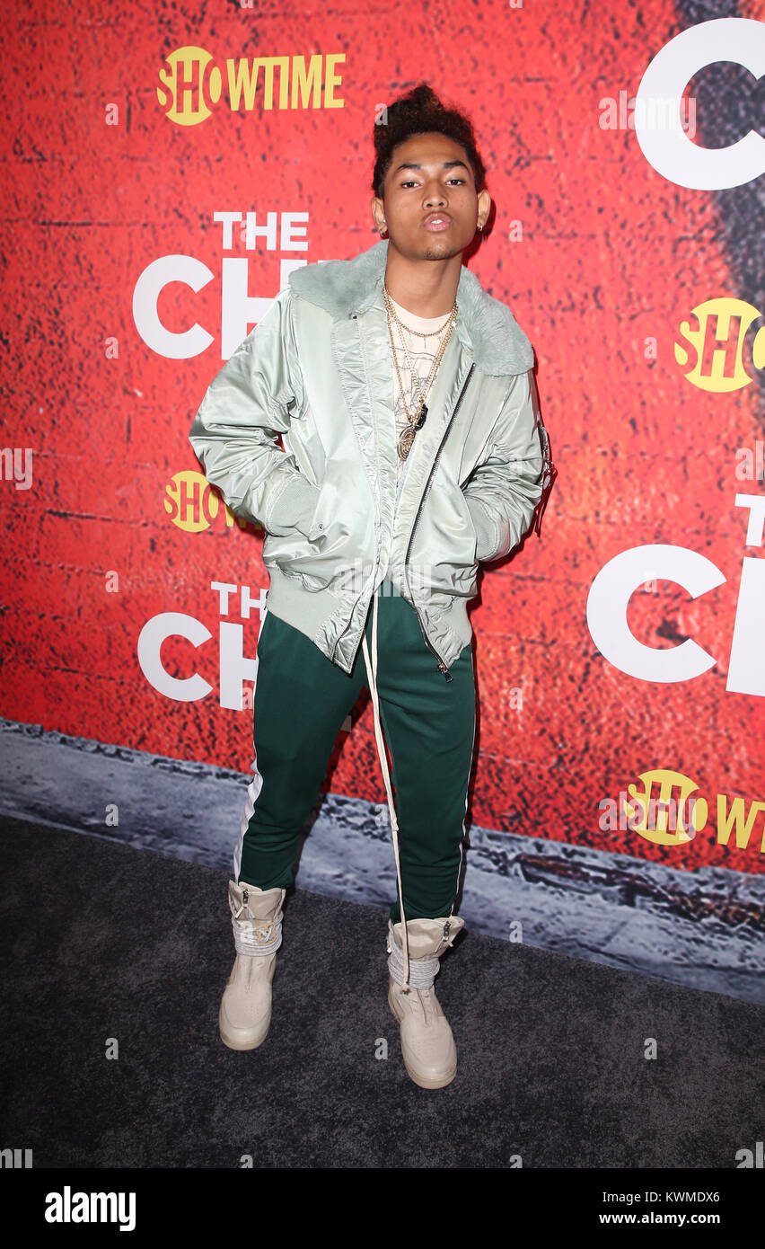 Los Angeles, Ca, USA. 3rd Jan, 2018. Jahking Guillory, at 29th Premiere Of Showtime's 'The Chi' at The Downtown Independent in Los Angeles, California on January 3, 2018. Credit: Faye Sadou/Media Punch/Alamy Live News Stock Photo