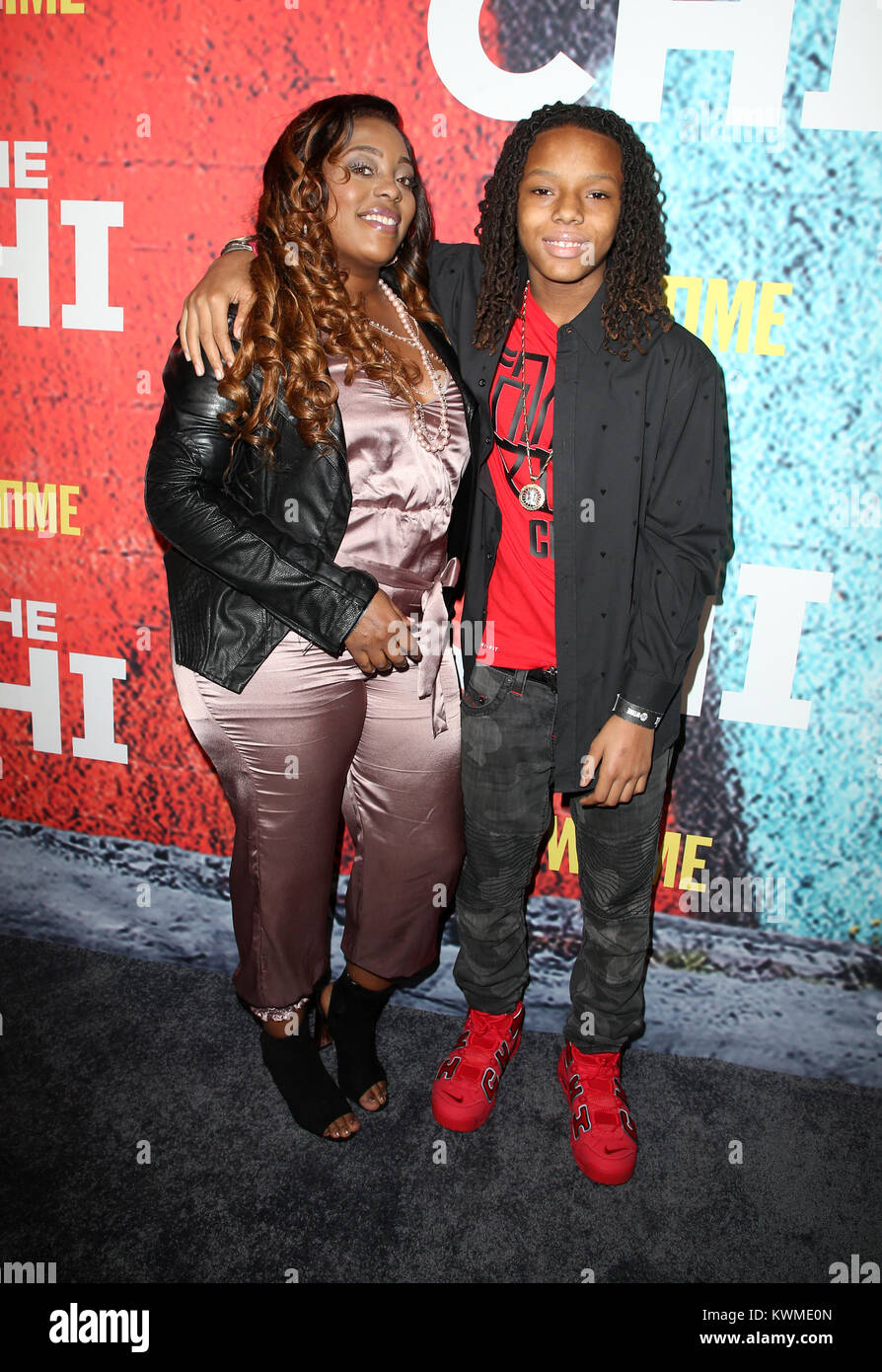 Los Angeles, Ca, USA. 3rd Jan, 2018. Michael Epps, Mother, at 29th Premiere  Of Showtime's 'The Chi' at The Downtown Independent in Los Angeles,  California on January 3, 2018. Credit: Faye Sadou/Media