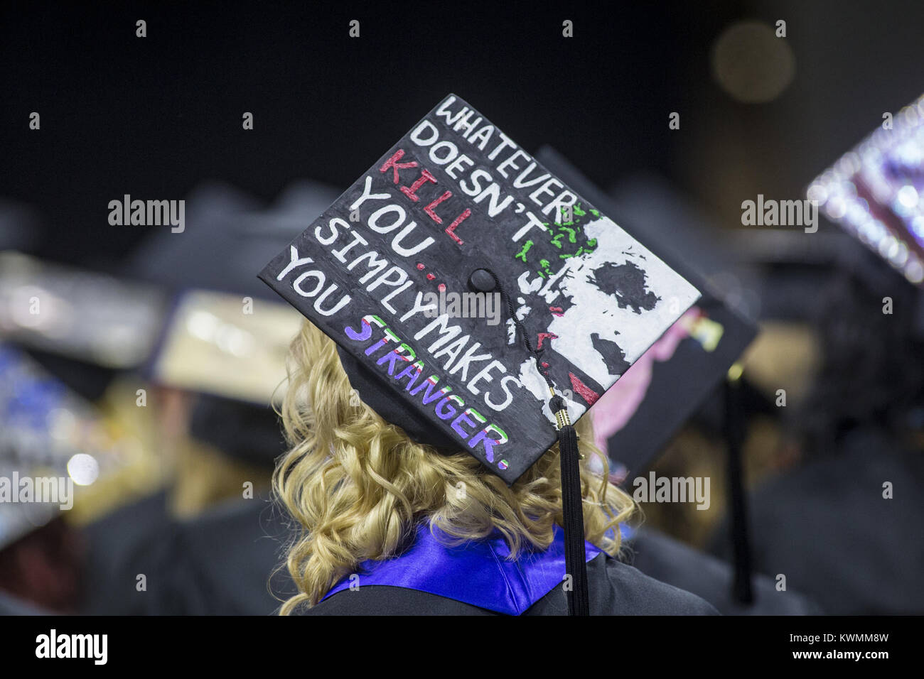 Moline Iowa Usa 21st May 2017 A Decorated Mortar Board