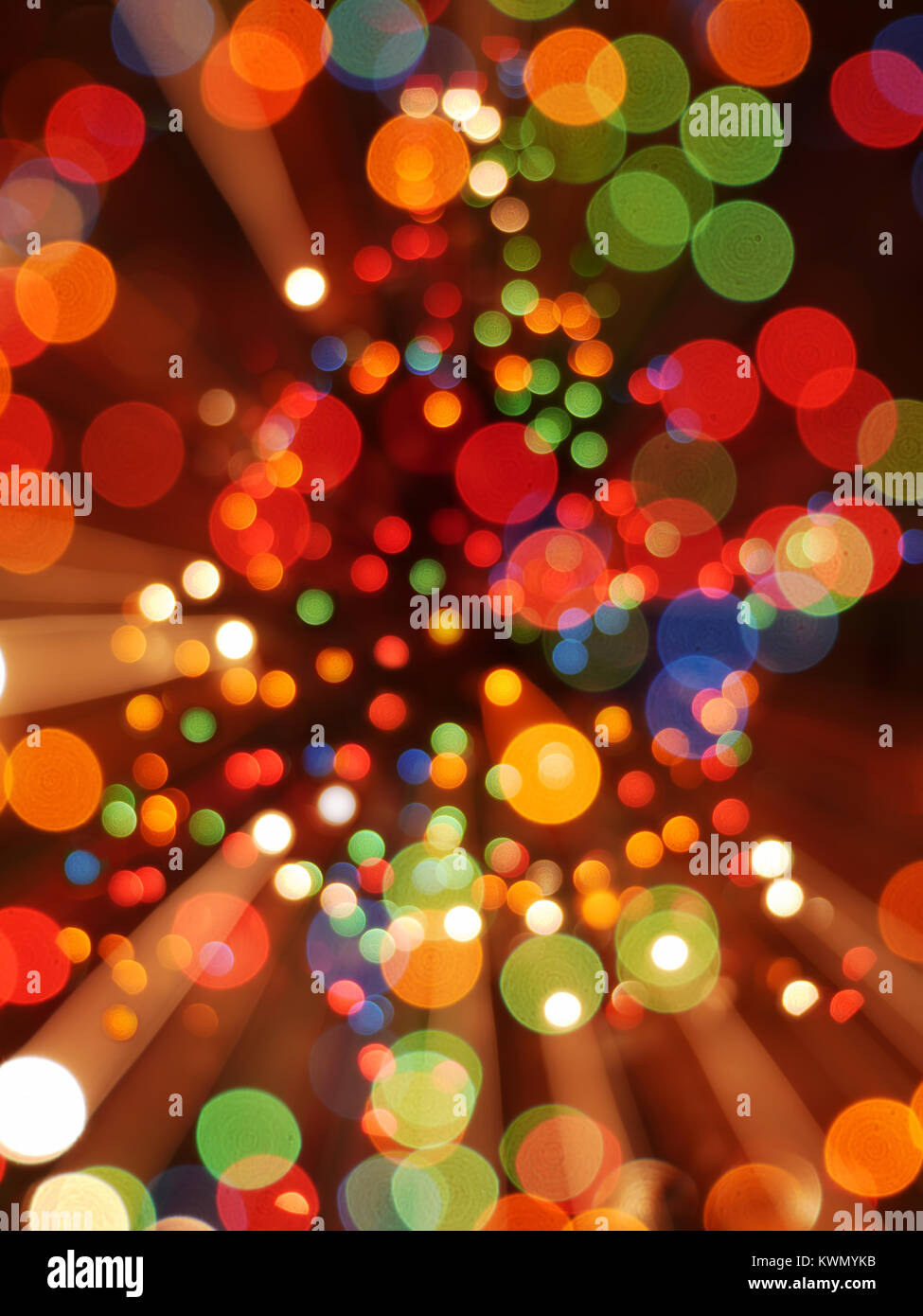 Background of blurred christmas tree lights Stock Photo Alamy