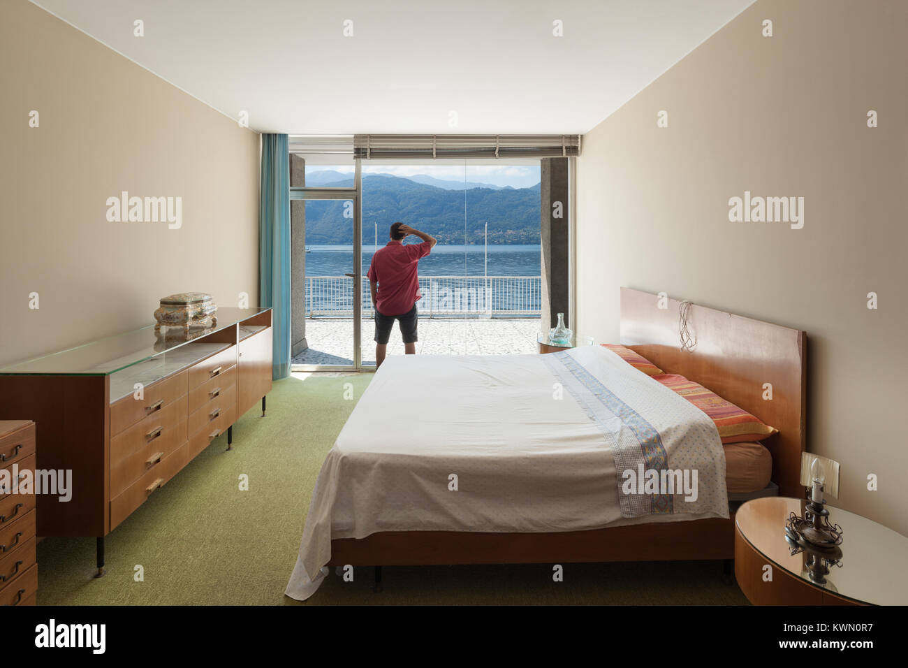 Old man bed vintage hi-res stock photography and images - Alamy