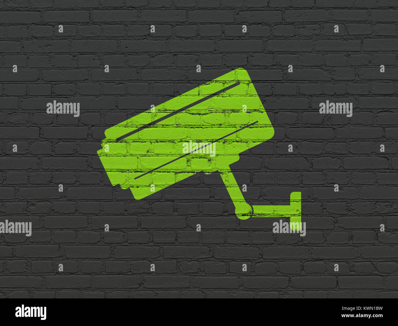 Privacy concept: Cctv Camera on wall background Stock Photo - Alamy