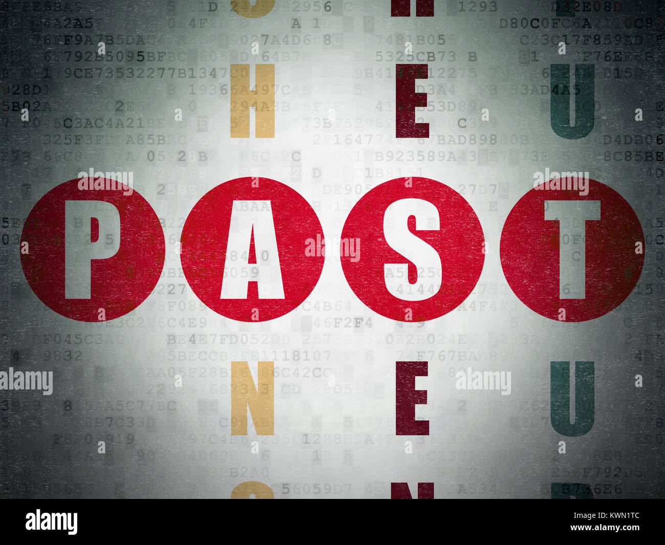 Time concept: Past in Crossword Puzzle Stock Photo Alamy Time concept: Past in Crossword Puzzle Stock Photo Alamy