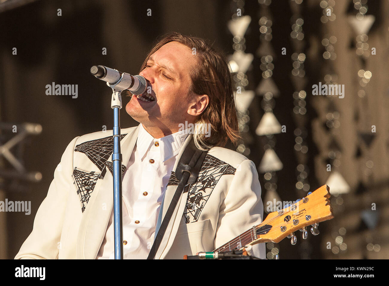 Arcade fire lead singer win butler hi-res stock photography and images ...