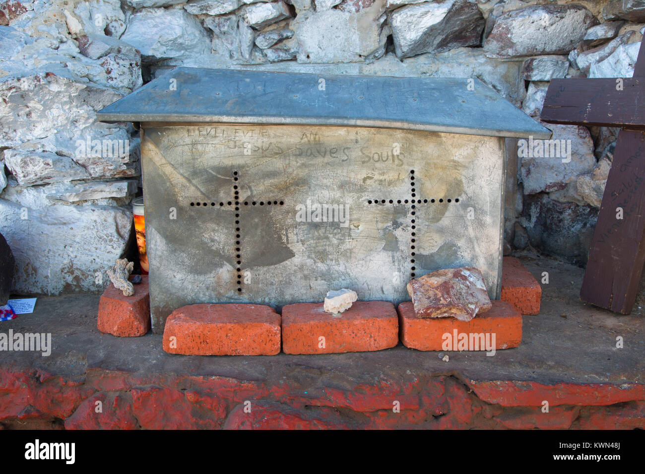 Altar box, Tome Hill Park, El Camino Real de Tierra Adentro National