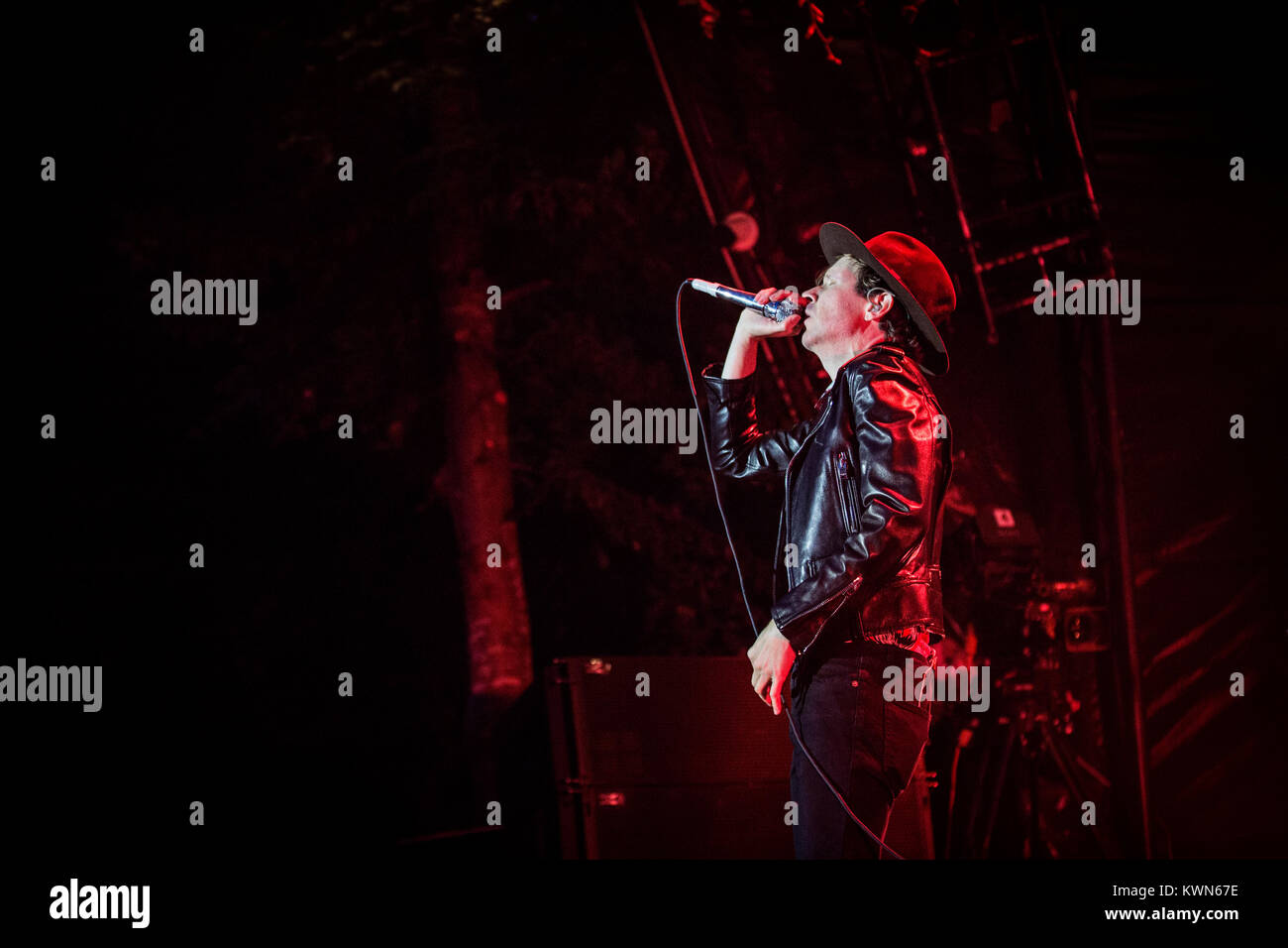 The American singer, songwriter and multiinstrumentalist Beck performs